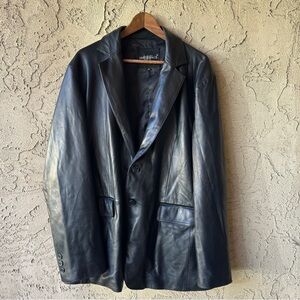 Vintage Leather Blazer